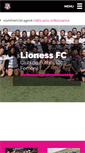 Mobile Screenshot of lionessfc.com